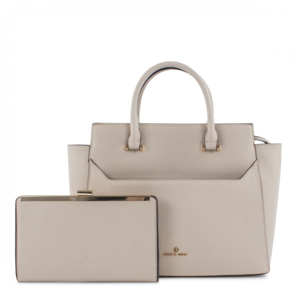 Celine Dion Grazioso Faux Leather Satchel